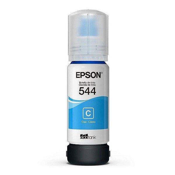 Tinta para Cartucho Epson Ciano Original - T544222 - 7.500 páginas para L3110, L3150, L5190, L3210, L3250 - T544222
