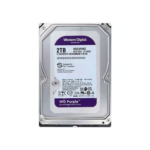 Hard Disk CFTV 2.0 TB Sata 3 Western Digital Purple 5400 RPM - WD23PURZ - WD23PURZ