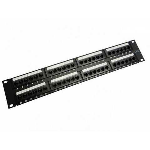 Patch Panel 48 Portas 19 Polegadas Cat.6 Seccon SecLan - WT-2178C-110-48P - WT-2178C-110-48P