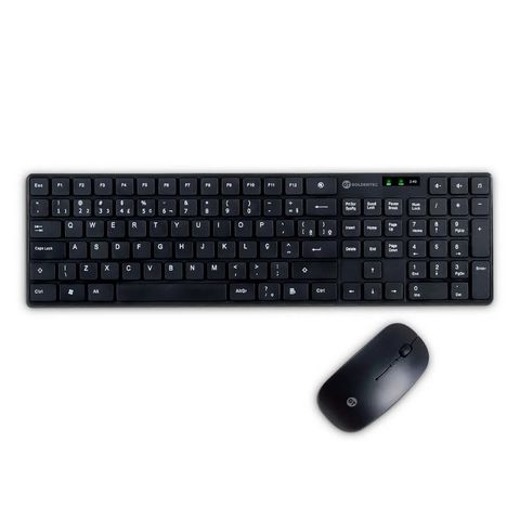 Kit Teclado + Mouse sem Fio Goldentec Preto - COMPACT 2 - 46351 - COMPACT 2 - 46351