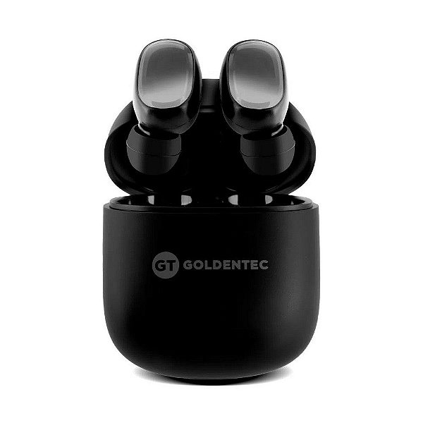 Fone de Ouvido Auricular TWS Bluetooth Preto Goldentec Get - GT DROP 52395 - GT DROP 52395