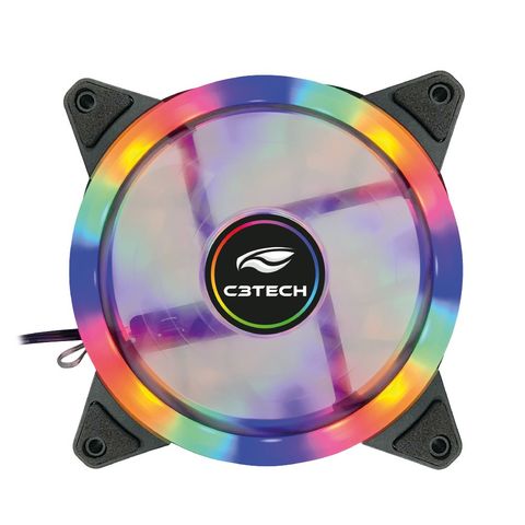 Cooler 120x120x25 12V Led Multicores C3tech - F11-L150M - F11-L150M