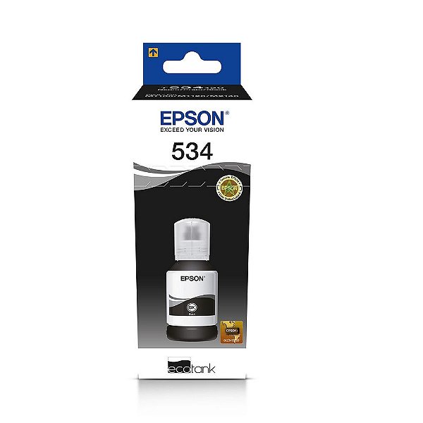 Tinta para Cartucho Epson Preto Original - T534120 - 6.000 páginas para M1100 / M1120 / M1180 / M2120 / M2140 / M2170 / M3170 / M3180 - T534120