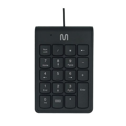 Teclado USB Multilaser Numérico Preto - TC227 - TC227