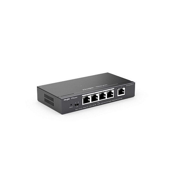 Switch PoE+ Gerenciável L2 Ruijie | Reyee RG-ES205GC-P 5 Portas Gigabit 10/100/1000 Mbps - RG-ES205GC-P