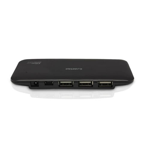 Hub USB 2.0 7 Portas Comtac Slim Preto - 24129249 - 24129249
