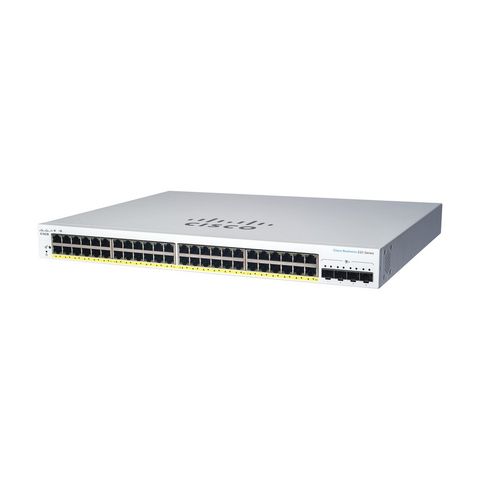 Switch Gerenciável Cisco CBS220-48T-4G-NA 48 Portas 10/100/1000 Mbps + 4P SFP - CBS220-48T-4G-NA