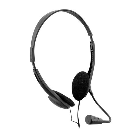 Fone de Ouvido Headset Flexível com Microfone com Plug P2 Preto Multilaser - PH002BUX - PH002BUX
