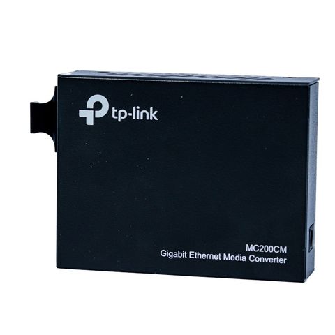 Conversor de Mídia TP-Link RJ45 10/100/1000 / Fibra Ótica 0,5 KM Multi-modo - MC200CM - MC200CM