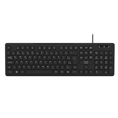 Teclado USB Slim Multi Preto - TC294 - Vendido Unitário - TC294