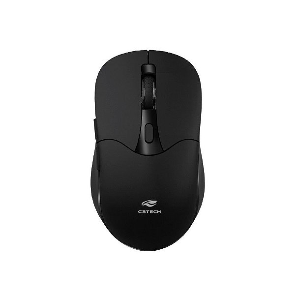 Mouse Sem Fio Bluetooth ou Wireless 1600dpi C3Tech Preto - M-BT60BK - 302022670300