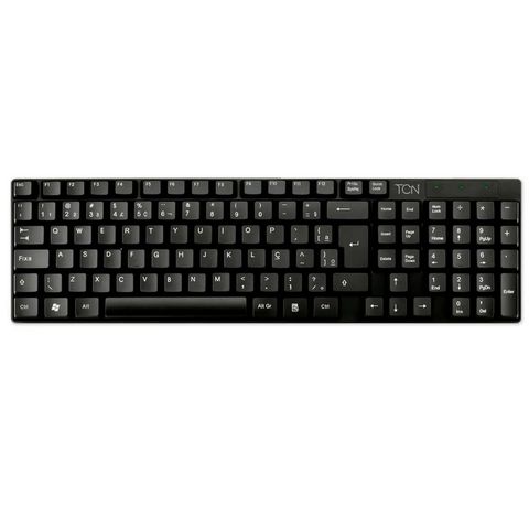 Teclado USB Slim Goldentec Preto TCN 950 - 67358 - 67358