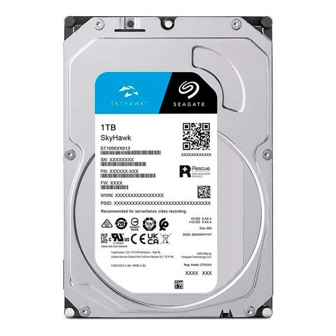 Hard Disk CFTV 1.0 TB Sata 6 Gb/s Seagate SkyHawk 5400 RPM - ST1000VX013 - ST1000VX013