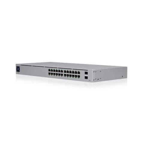 Switch PoE+ Ubiquiti Unifi USW-24-POE 95W 24 Portas Gigabit + 2 SFP - USW-24-POE