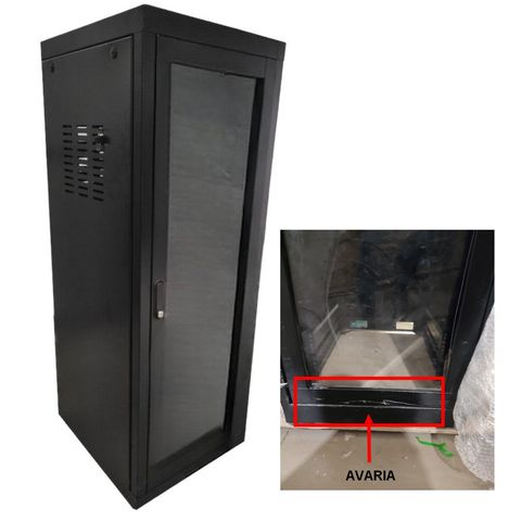 Rack para Servidor Piso 44U 970mm 19POL Preto Fibra Tellecom - 10 COM AVARIA - 10