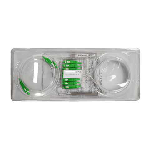 Splitter Fibra 1 x 8 SC-APC Seccon SecFiber - 1x8 -M-SC/APC-NKLT-NMPL108110 - Pacote com 2 unidades - NKLT-NMPL108110
