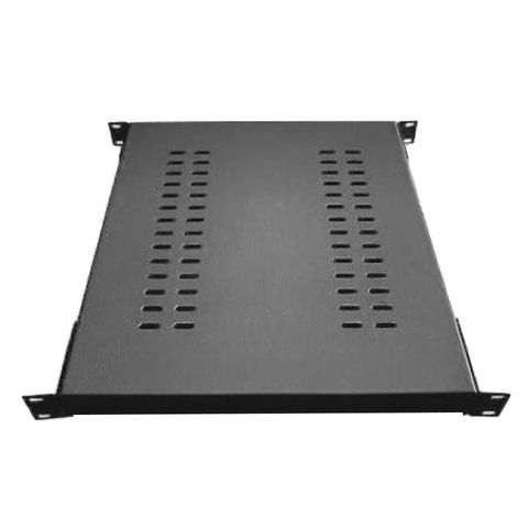 Bandeja Fixa para Rack 1U 19Pol 800mm Preto Fibra Metal - BF800 - BF800