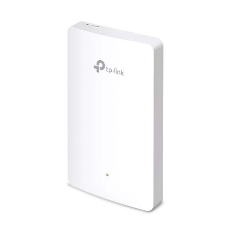 Access Point Wireless Tp-Link AX1800 Gigabit Dual Band Mu-Mimo PoE Wi-Fi 6 de Alto Desempenho Wall Plate - EAP615-WALL - Omada - EAP615-WALL