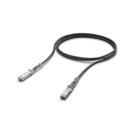 Cabo Link Fibra Optica 10G SFP 3 Metros - Ubiquiti - UACC-DACSFP10-3M - UACC-DACSFP10-3M