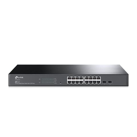 Switch Gerenciável Tp-Link SG2218 16 Portas 10/100/1000 Mbps + 2 Porta SFP JetStream - Omada - SG2218