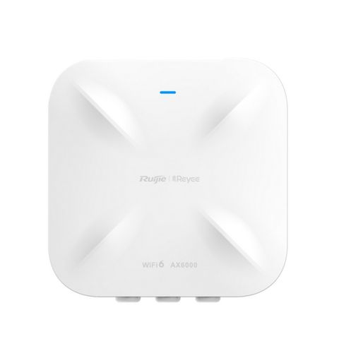 Access Point Externo Direcional WI-FI 6 AX6000 Ruijie | Reyee RG-RAP6260(H)-D Dual-Band 1 Porta 2.5GE PoE +1 Porta SFP Sem Fonte - RG-RAP6260(H)-D