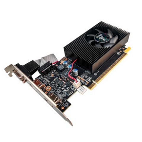 Placa de Video CLANM GeForce GT730 4GB DDR3 128Bits CLANM HDMI VGA - 12724 - 12724