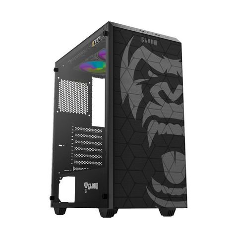 Gabinete Gamer Clanm sem Cooler e sem Fonte Lateral de Vidro Potencial Suprimentos - 12106 - ZILLA - 12106 - ZILLA