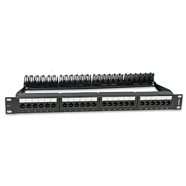 Patch Panel 24 Portas 19 Polegadas Cat.6 Linkeo Legrand - 632841 - 632841