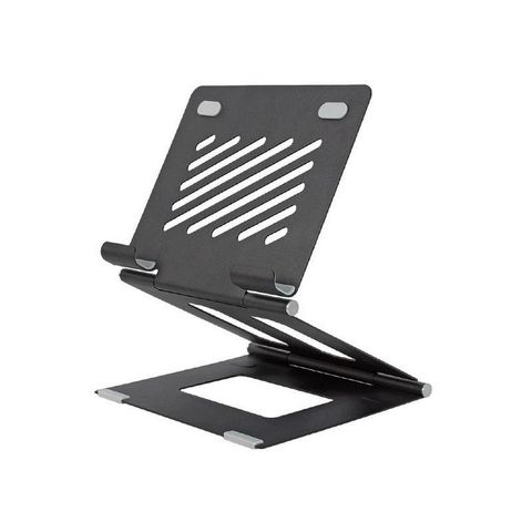 Base para Notebook Preto Ergonômico Regulável Alumínio - X-Cell - XC-SP-38 - XC-SP-38