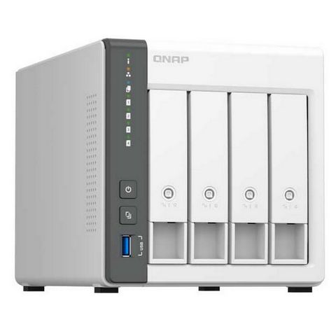 Storage QNAP NAS 4-Bay Suporta até 64TB Não Incluso - TS-433-4G - TS-433-4G