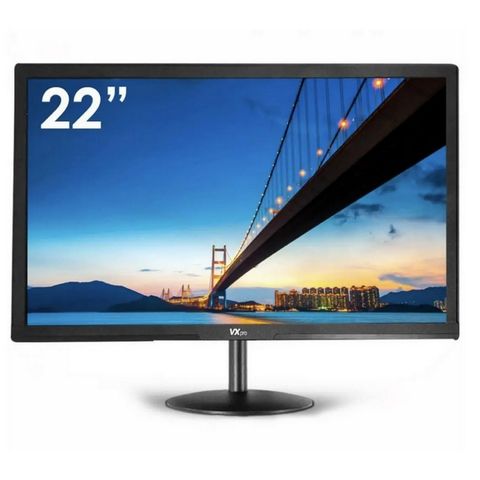 Monitor Gamer Duex Tela 22 LED 60hz 5ms HD Preto 1x HDMI 1x VGA - VX220X - VX220X