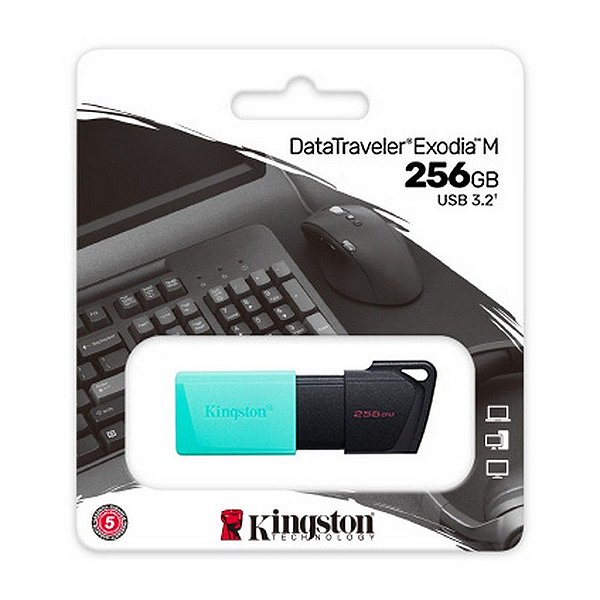 Pen Drive Kingston 256GB USB 3.2 DTXM/256GB - DTXM/256GB