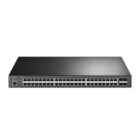 Switch PoE+ Gerenciável L2+ Tp-Link SG3452XP 48 Portas 10/100/1000 Mbps + 4P SFP 10GE + 2 Porta Console JetStream - Omada - SG3452XP