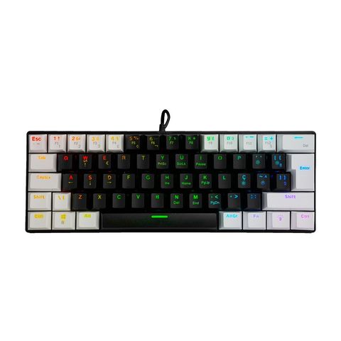 Teclado USB Gamer Warrior Royal Precision Mecânico com Led RGB - TC314 - TC314