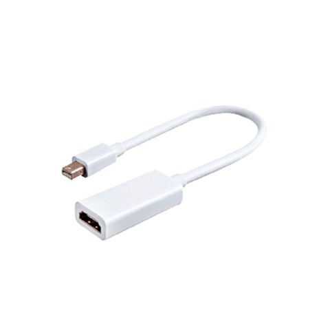 Conversor Mini DisplayPort Macho para HDMI Fêmea Branco X-cell - X-ADP-22 - com Cabo de 18cm - X-ADP-22