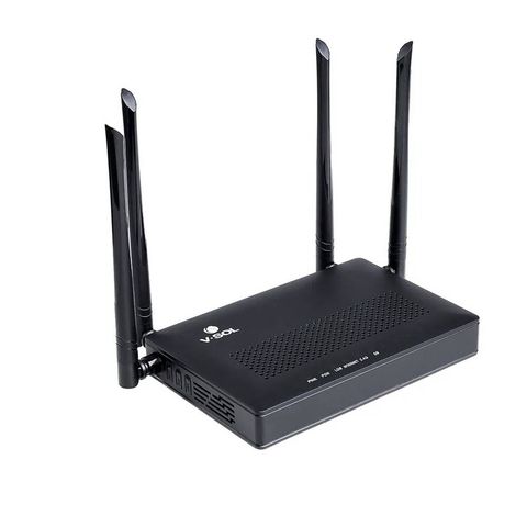 Roteador ONT GPON/EPON + Wireless AC 1200 Dual Mode Gigabit 4 Antenas + 2 Porta G/Pon - V2802DAC - V2802DAC