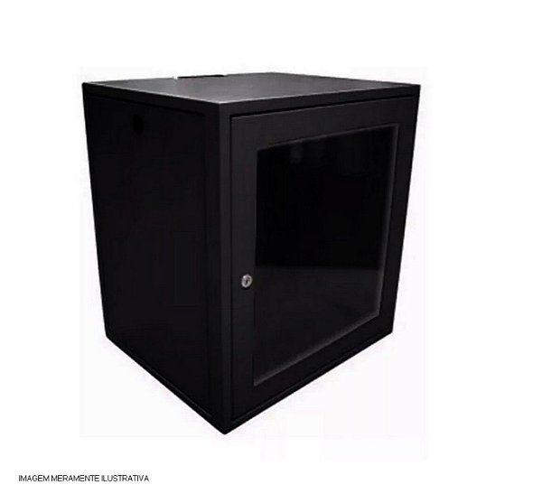 Mini-Rack Parede 12U x 570mm 19 Polegadas Cinza Cemar Legrand - 905717CZ - 905717CZ