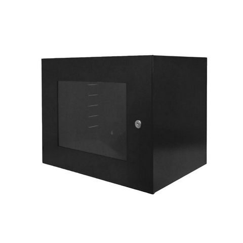 Mini-Rack Parede 7U x 400mm 19POL Preto Economic Fibra Metal - MRE7X400 - MRE7X400