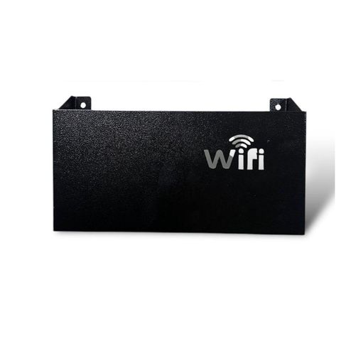 Suporte Roteador Modem WI-FI de Parede - Fibra Metal - SUP WI-FI-02 - SUP WI-FI-02