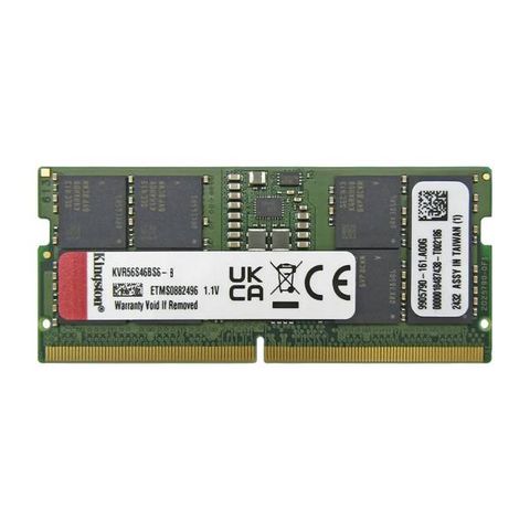 Memória Kingston para Notebook 8 GB DDR5 5600 MHz - KVR56S46BS6-8 - KVR56S46BS6-8