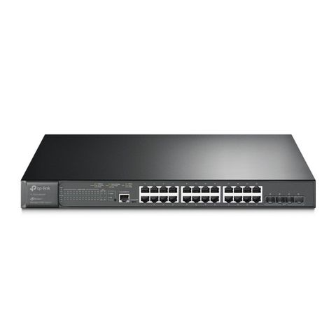 Switch PoE+ Gerenciável L2+ Tp-Link SG3428XMP 24 Portas 10/100/1000 Mbps + 4 Portas SFP+ 10G + 1 Porta Console Rj45 JetStream - Omada - SG3428XMP