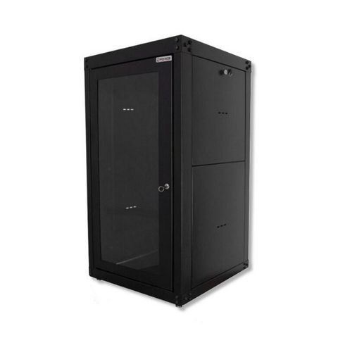 Rack para Servidor Piso 24U 870mm 19POL Preto Porta Acrílico GForce - Desmontado - 24x870 - 24X870