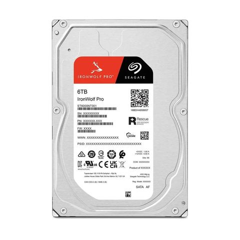 Hard Disk Servidor 6.0 TB Sata 6 Gb/s Seagate Ironwolf Nas 7200 RPM - ST6000NT001 - ST6000NT001
