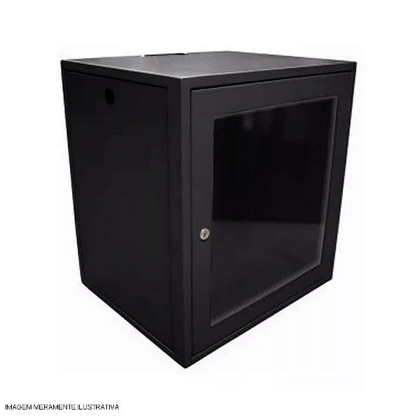 Mini-Rack Parede 12U x 470mm 19 Polegadas Cinza Cemar Legrand - 905707CZ - 905707CZ