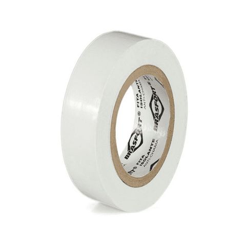 Fita Isolante Antichama Brasfort 10 Metros Branco - 8648 - Unitário - 8648