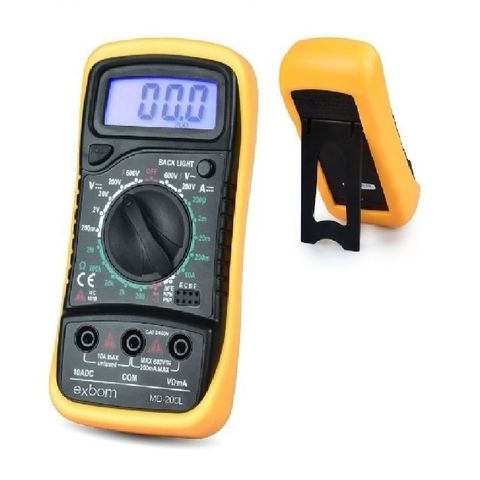 Multímetro Digital portátil LCD de 3 ½ dígitos Exbom - MD-200L - MD-200L - 2414
