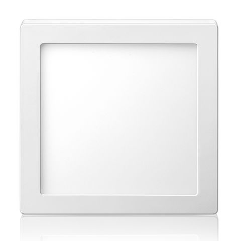 Luminária Plafon 18W LED 6500K Quadrado de Sobrepor Bivolt Elgin - 48D18WSQB000 - 48D18WSQB000