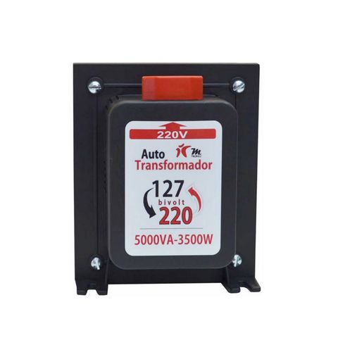 Auto Transformador Ipec 5000 VA Bivolt Acompanha cabo 20A - MT5000 - MT5000