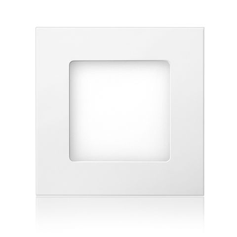 Luminária Plafon 6W LED 6500k Quadrado 117x117x25mm de Embutir Bivolt Elgin - 48D6WEQB0000 - 48D6WEQB0000