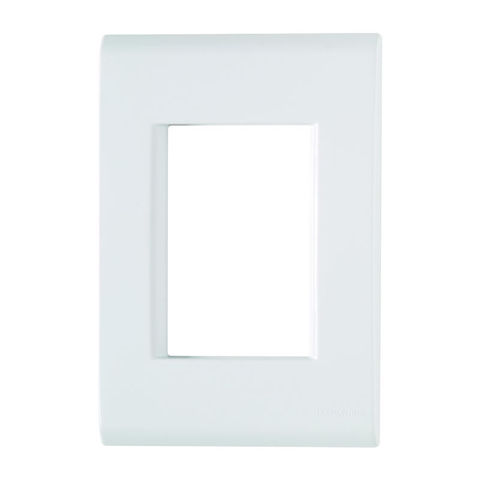 Espelho 4x2 para 3 Modulos + Suporte Tramontina Liz Branco - 57106/007 - 57106/007